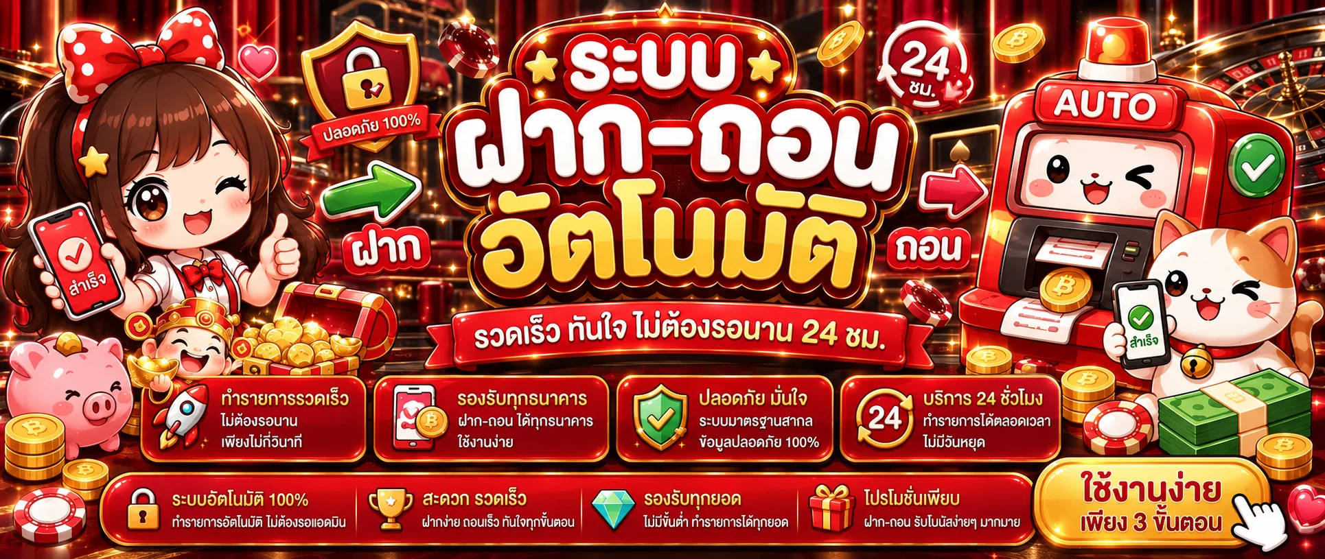 ระบบฝากถอนออโต้ EZ777